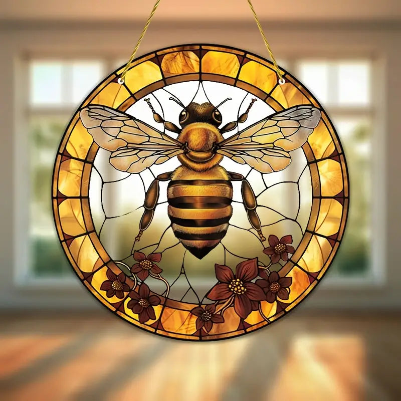Bees & Blossoms Suncatcher Decor