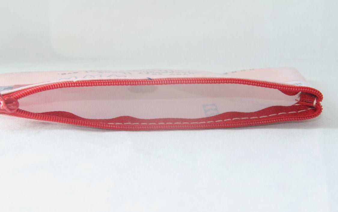 Plunder Zippered Pouch - SEALED WITH A KISS POUCH - 6.5"L X 2.75" H