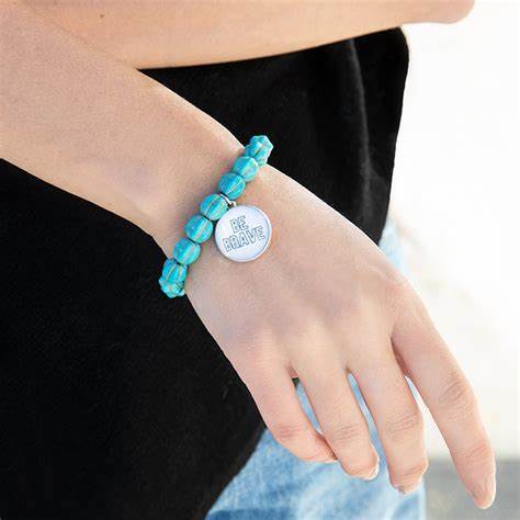 Plunder Jude Bracelet - "Be Brave"