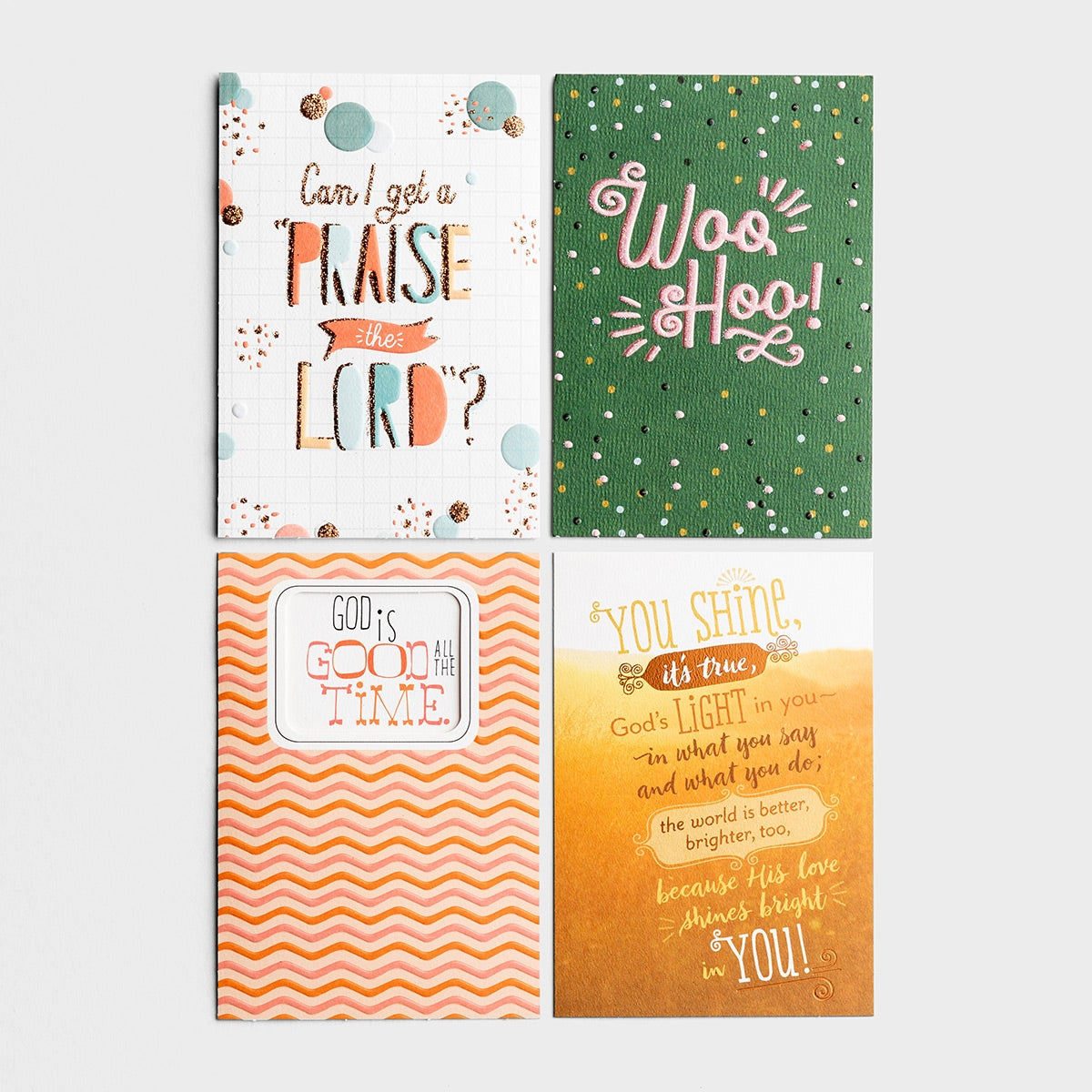 Congratulations and Encouragement - 8 Card Assortment Pack