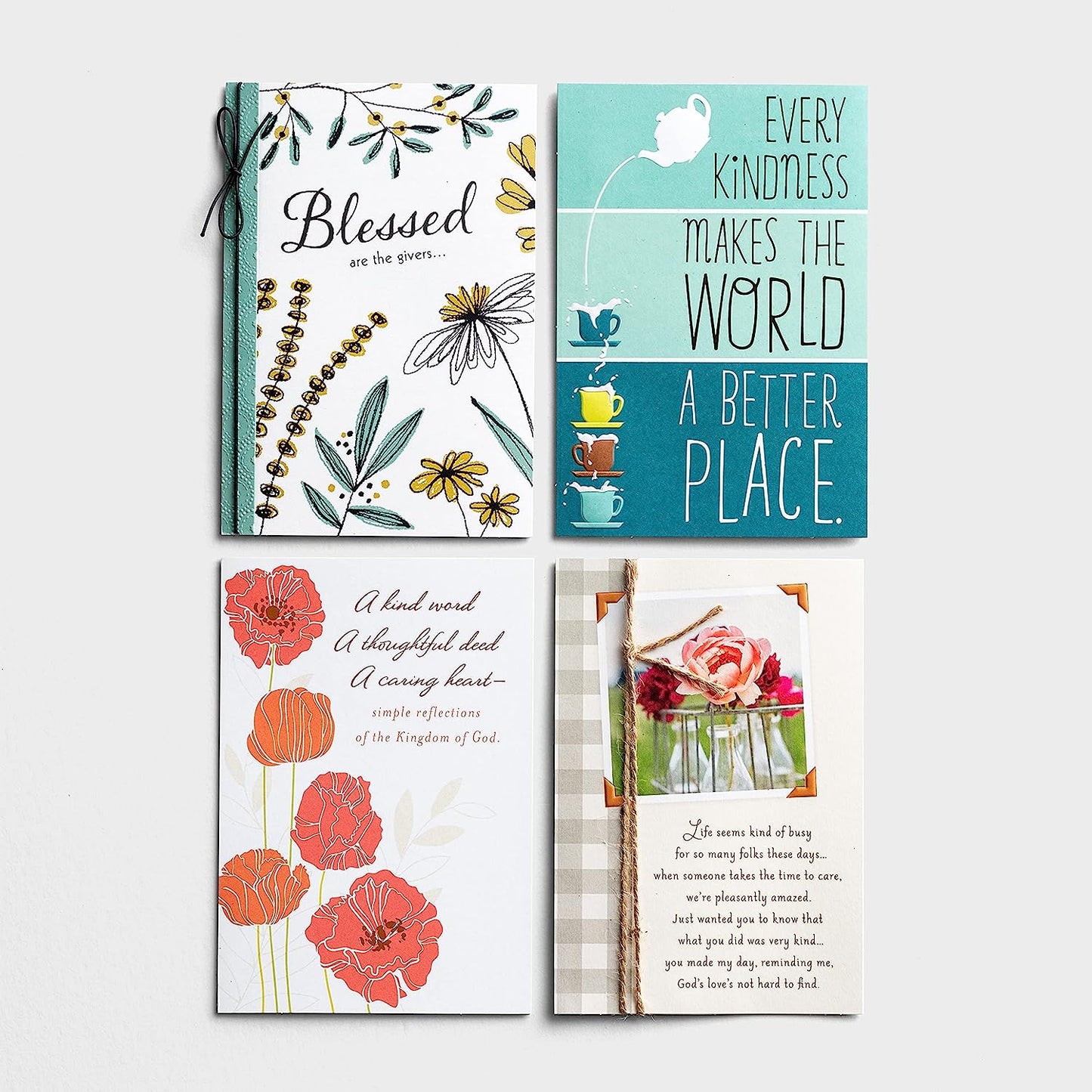 DaySpring - Thank You - 8 Appreciation Greeting Card Assortment with Envelopes