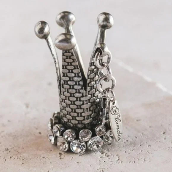 Plunder Design Lia Silver Crown Charm