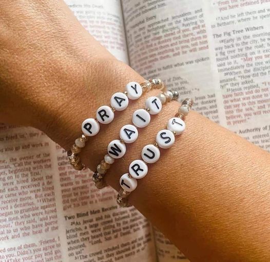Plunder Pray, Wait & Trust Bracelet