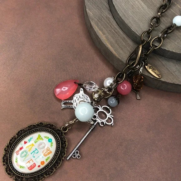 Plunder Vintage You Are Loved Necklace