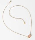 Plunder Design Fashion Jewelry Carrie Williams Gold Pink Druzy Pendant Necklace