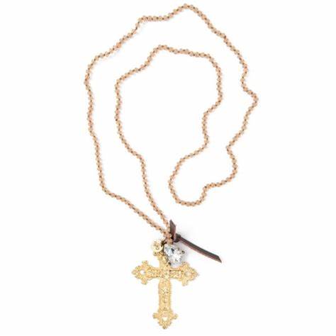 Plunder Amary Cross Necklace